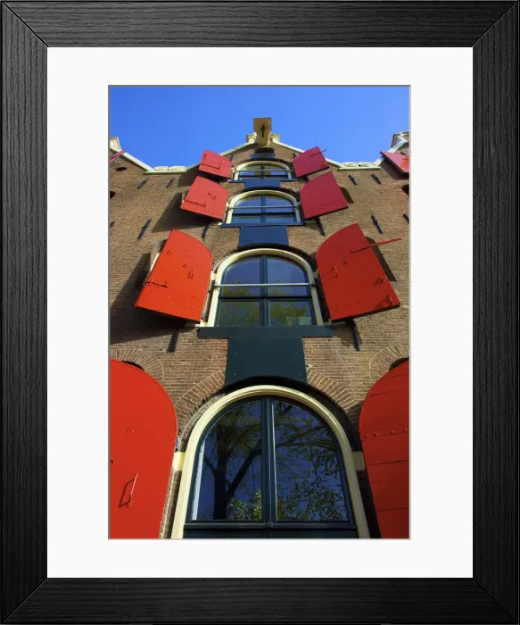 Framed Print : Canal Houses, Jordaan, Amsterdam, Holland Framed Print : Canal Houses, Jordaan, Amsterdam, Holland