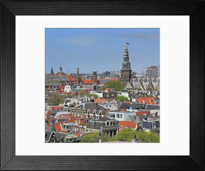 Framed Print : Oude Kerk (Old church), Amsterdam, Netherlands