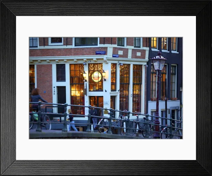 Framed Print : Bar, Amsterdam, Netherlands Framed Print : Bar, Amsterdam, Netherlands