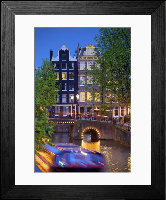 Framed Print : Herengracht, Amsterdam, Netherlands