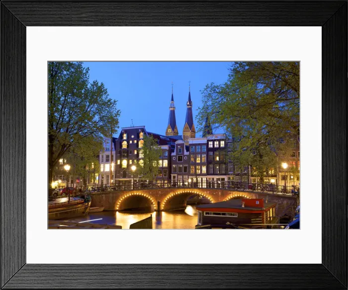 Framed Print : Twin Spires of Posthoornkerk, Amsterdam, Netherlands Framed Print : Twin Spires of Posthoornkerk, Amsterdam, Netherlands