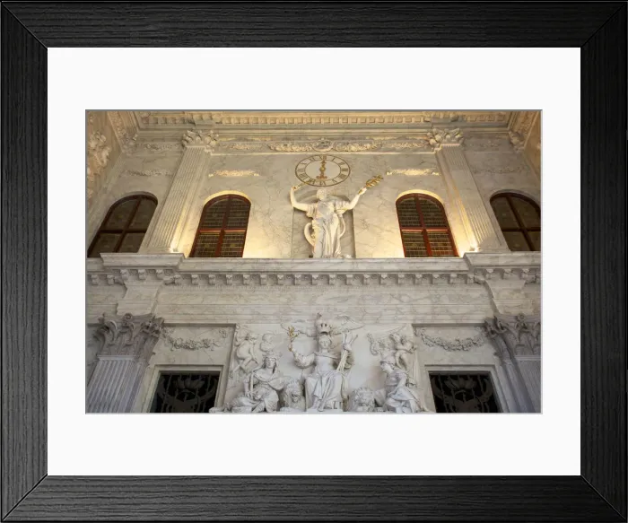 Framed Print : Royal Palace Interior, Amsterdam, Netherlands Framed Print : Royal Palace Interior, Amsterdam, Netherlands