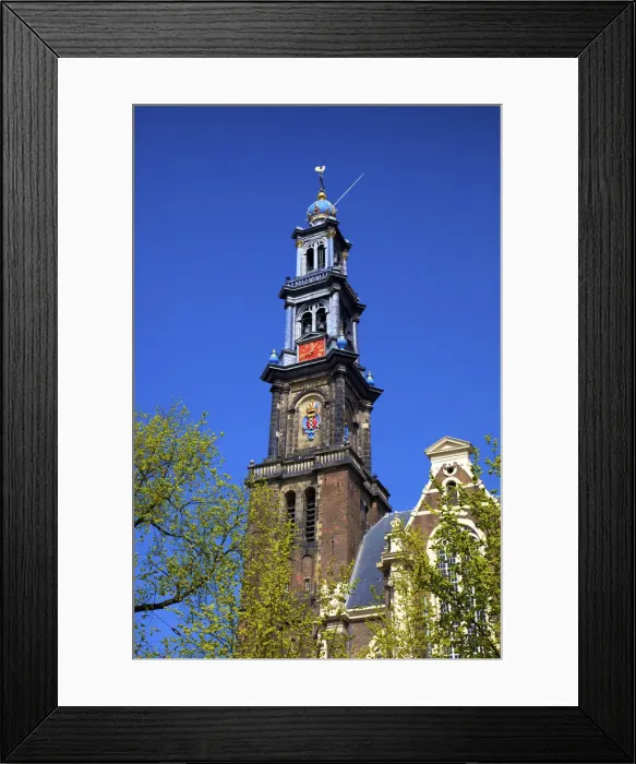 Framed Print : Westerkerk, West Church, Amsterdam, Netherlands