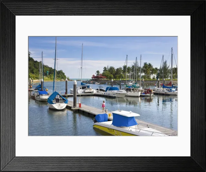 Framed Print : Malaysia, Langkawi Island, Pulau Langkawi, Pantai Kok, Telaga Harbour Park & yachting Framed Print : Malaysia, Langkawi Island, Pulau Langkawi, Pantai Kok, Telaga Harbour Park & yachting