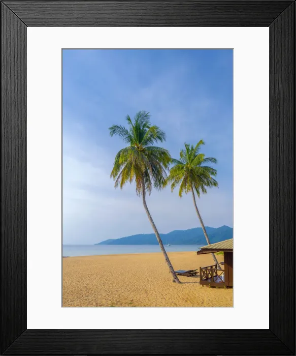 Framed Print : Malaysia, Pahang, Pulau Tioman (Tioman Island), Berjaya Beach Framed Print : Malaysia, Pahang, Pulau Tioman (Tioman Island), Berjaya Beach