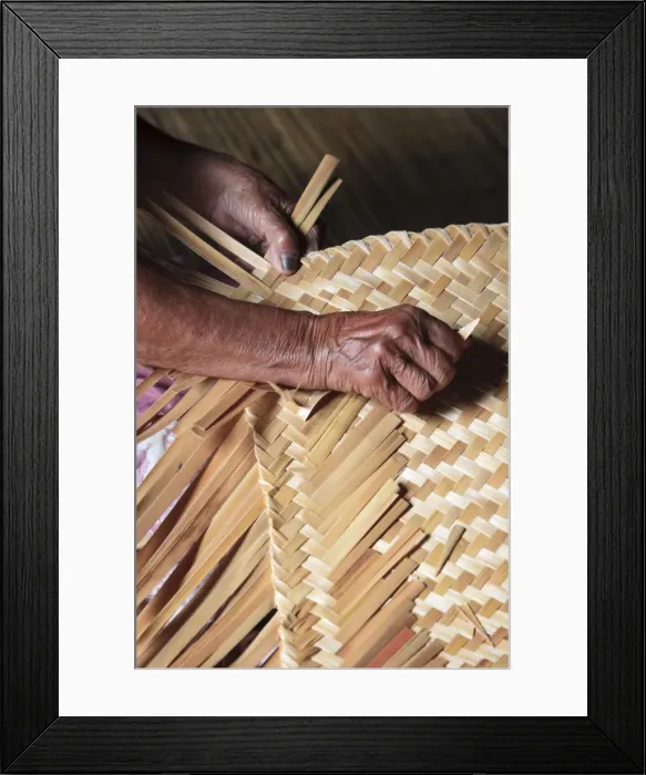 Framed Print : Traditional Weaving inside Longhouse (Communal House), Sarawak, Malaysian Borneo Framed Print : Traditional Weaving inside Longhouse (Communal House), Sarawak, Malaysian Borneo