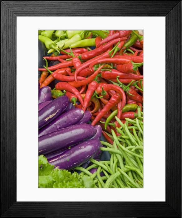 Framed Print : Malaysia, Kelantan State, Kota Bharu, central market Framed Print : Malaysia, Kelantan State, Kota Bharu, central market