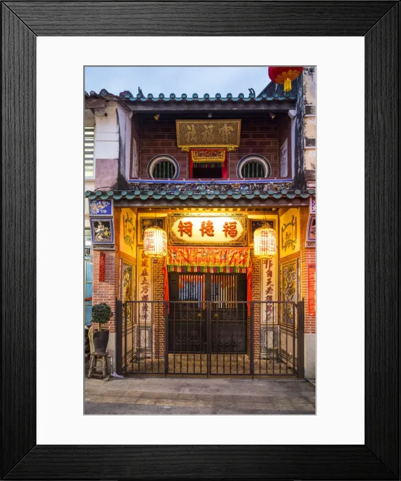 Framed Print : Chinese Temple, George Town, Penang Island, Malaysia Framed Print : Chinese Temple, George Town, Penang Island, Malaysia