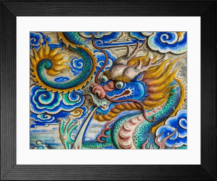 Framed Print : Chinese Temple, George Town, Penang Island, Malaysiamural