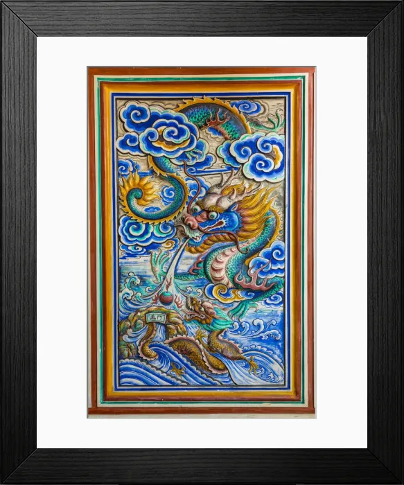 Framed Print : Chinese Temple, George Town, Penang Island, Malaysiamural Framed Print : Chinese Temple, George Town, Penang Island, Malaysiamural