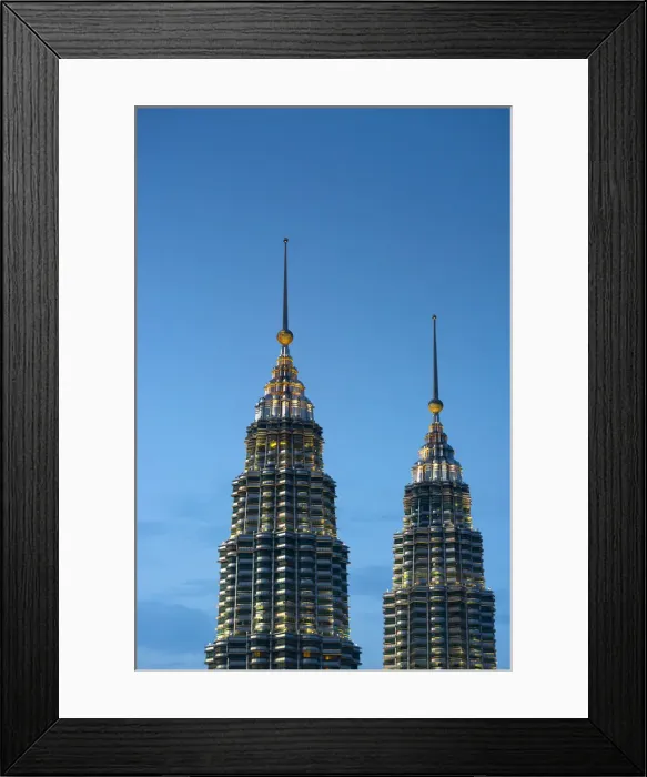 Framed Print : Malaysia, Kuala Lumpur, Petronas Towers Framed Print : Malaysia, Kuala Lumpur, Petronas Towers