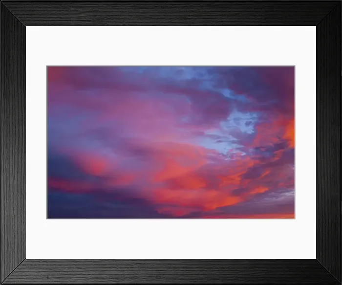 Framed Print : Sunset sky Framed Print : Sunset sky