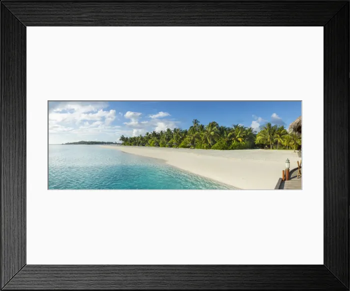 Framed Print : Anantara Dhigu resort, South Male Atoll, Maldives