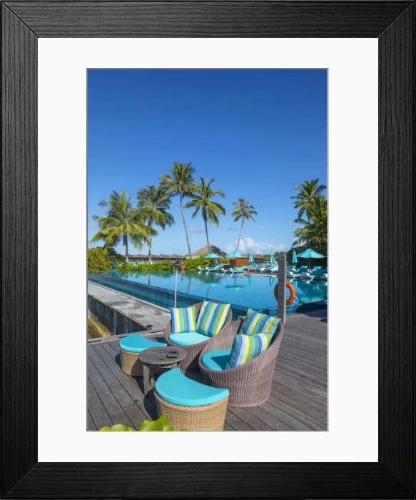 Framed Print : Anantara Veli resort, South Male Atoll, Maldives Framed Print : Anantara Veli resort, South Male Atoll, Maldives