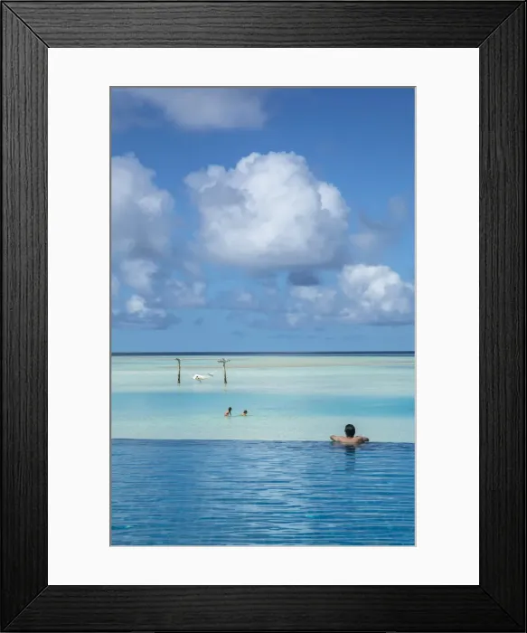 Framed Print : Swimming pool on Anantara Dhigu resort, South Male Atoll, Maldives Framed Print : Swimming pool on Anantara Dhigu resort, South Male Atoll, Maldives