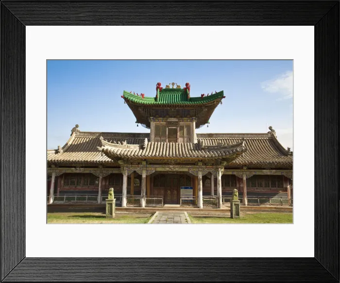 Framed Print : Mongolia, Ulaanbaatar, Bogd Khann Palace and Museum - Previously a winter Palace for Framed Print : Mongolia, Ulaanbaatar, Bogd Khann Palace and Museum - Previously a winter Palace for