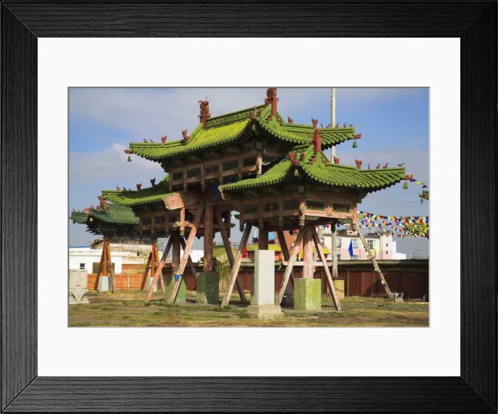 Framed Print : Mongolia, Ulaanbaatar, Bogd Khann Palace and Museum - Previously a winter Palace for Framed Print : Mongolia, Ulaanbaatar, Bogd Khann Palace and Museum - Previously a winter Palace for