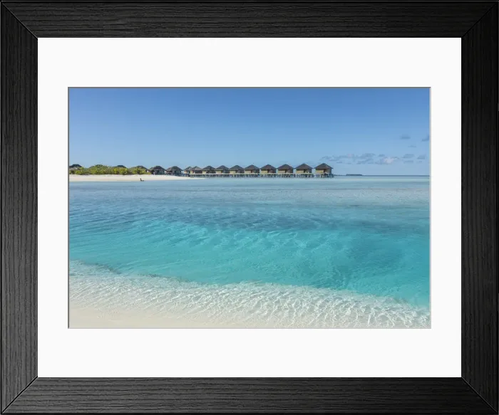 Framed Print : Overwater bungalows, Anantara Veli resort, South Male Atoll, Maldives Framed Print : Overwater bungalows, Anantara Veli resort, South Male Atoll, Maldives