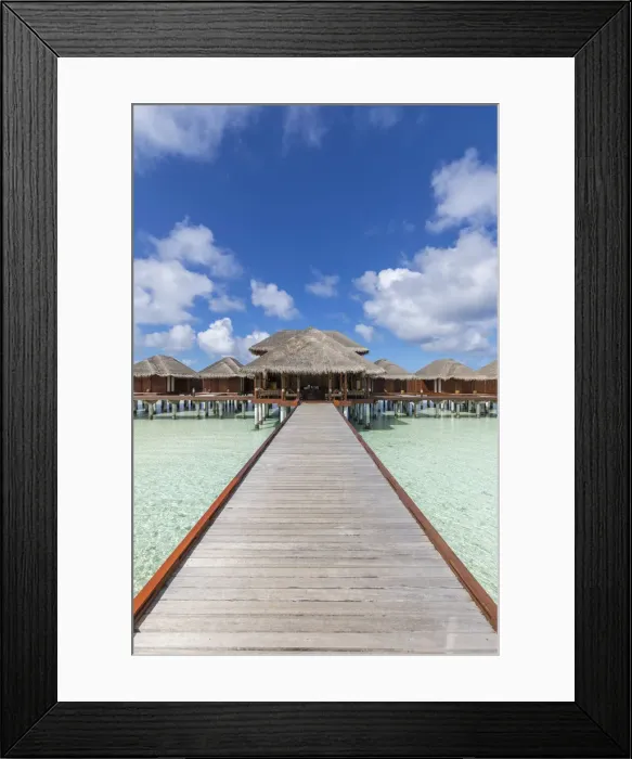 Framed Print : Overwater Spa, Anantara Dhigu resort, South Male Atoll, Maldives Framed Print : Overwater Spa, Anantara Dhigu resort, South Male Atoll, Maldives