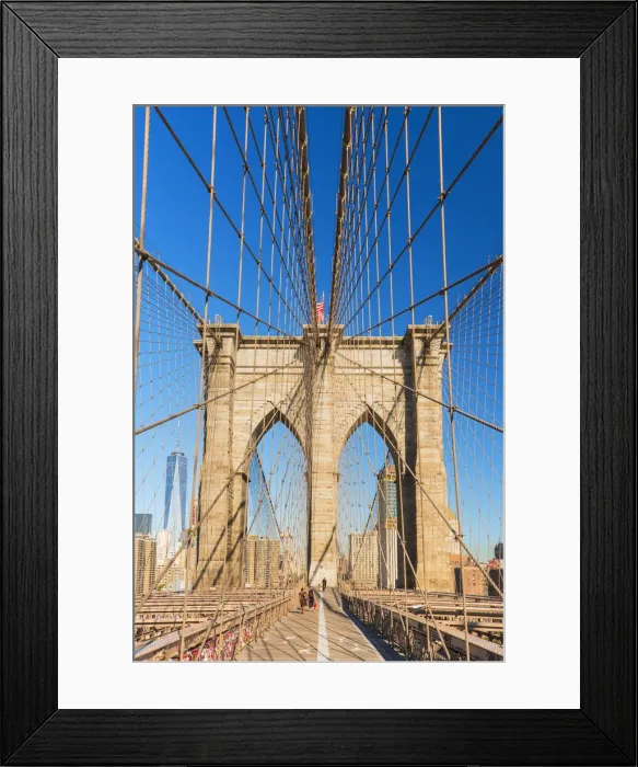 Framed Print : Brooklyn Bridge, New York, USA Framed Print : Brooklyn Bridge, New York, USA
