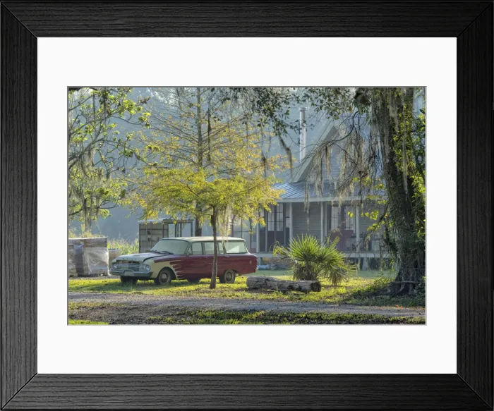 Framed Print : USA, Louisiana, Deep South, Martin Parish, Lake Martin, Homestead Framed Print : USA, Louisiana, Deep South, Martin Parish, Lake Martin, Homestead