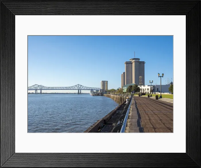 Framed Print : United States, Louisiana, New Orleans. Riverwalk along the Mississippi River, Woldenberg Framed Print : United States, Louisiana, New Orleans. Riverwalk along the Mississippi River, Woldenberg