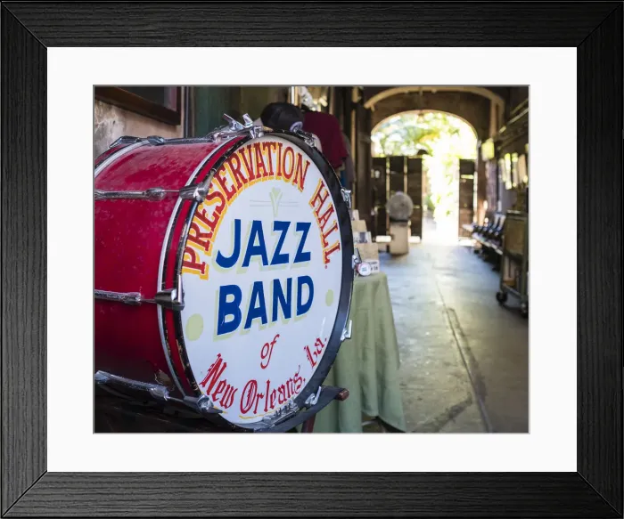 Framed Print : United States, Louisiana, New Orleans, French Quarter. Preservation Hall Framed Print : United States, Louisiana, New Orleans, French Quarter. Preservation Hall