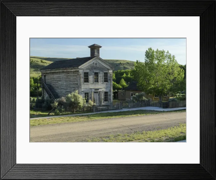 Framed Print : USA, America, Rockies, Montana, Bannack Ghost Town near Philipsburg