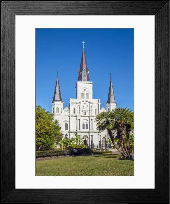 Framed Print : United States, Louisiana, New Orleans, French Quarter
