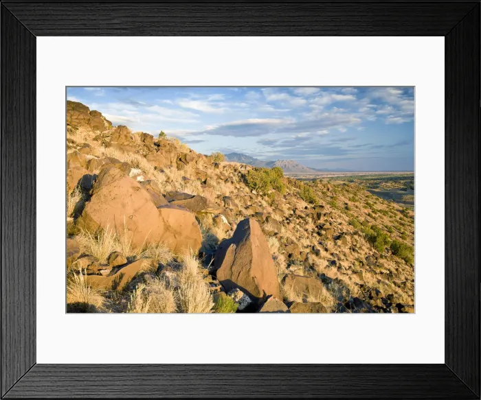 Framed Print : Landscape near Albuquerque, New Mexico, USA Framed Print : Landscape near Albuquerque, New Mexico, USA