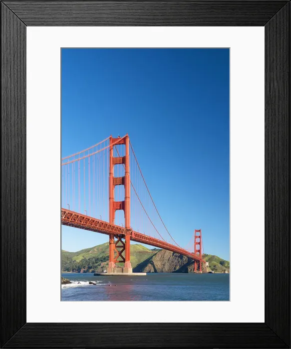 Framed Print : North America, USA, America, California, San Francisco, View of the Golden Gate bridge Framed Print : North America, USA, America, California, San Francisco, View of the Golden Gate bridge
