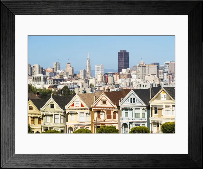 Framed Print : North America, USA, America, California, San Francisco, Alamo Square, the painted ladys