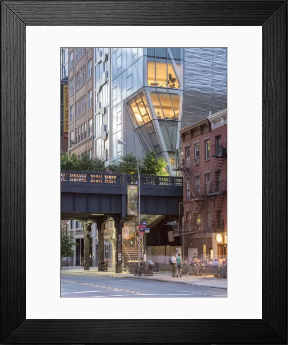 Framed Print : USA, New York, Chelsea, street scene, high line near 10th avenue Framed Print : USA, New York, Chelsea, street scene, high line near 10th avenue