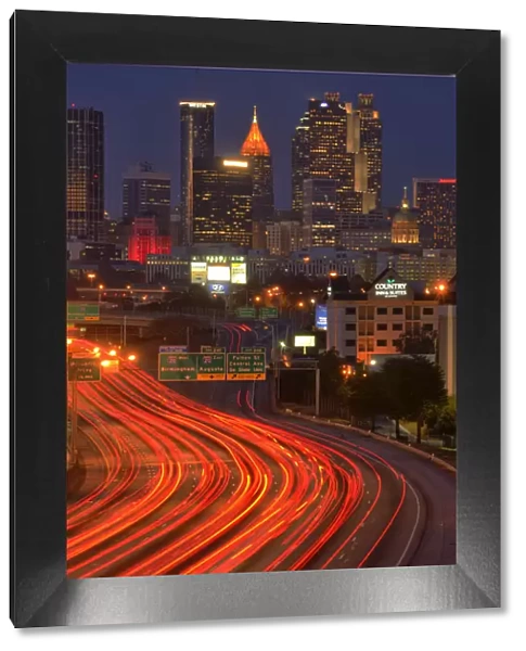 USA, Georgia, Fulton County, Atlanta at Night