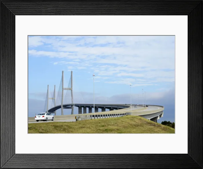 Framed Print : USA, Georgia, Cumberland Island bridge, Georgia low country Framed Print : USA, Georgia, Cumberland Island bridge, Georgia low country