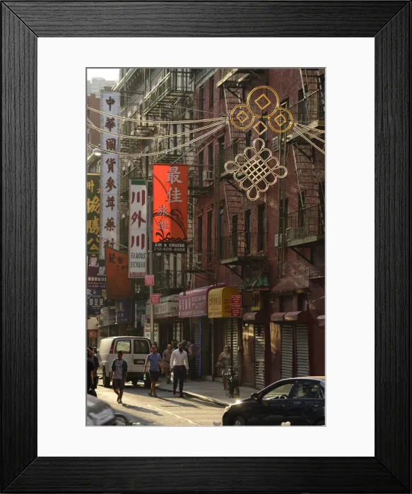 Framed Print : USA, New York, Manhattan, Chinatown Framed Print : USA, New York, Manhattan, Chinatown