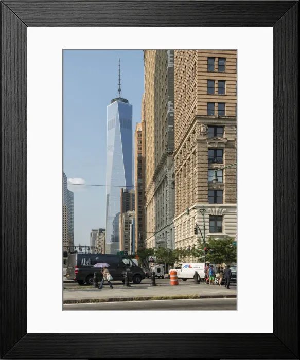 Framed Print : USA, New York, Manhattan, Battery, one world trade tower Framed Print : USA, New York, Manhattan, Battery, one world trade tower