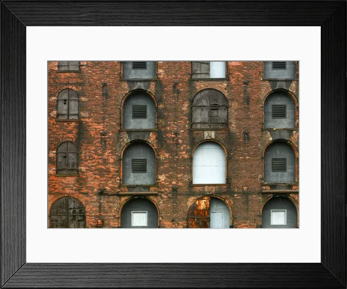 Framed Print : USA, New York, New York City, brick warehouses in Brooklyn Framed Print : USA, New York, New York City, brick warehouses in Brooklyn