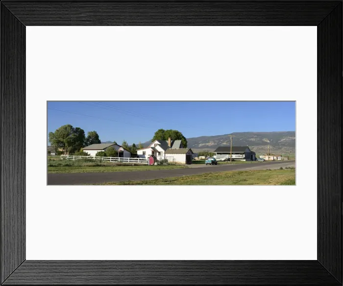 Framed Print : Town of Loa, Colorado Plateau, Utah, USA Framed Print : Town of Loa, Colorado Plateau, Utah, USA