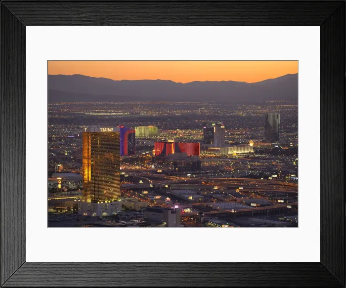 Framed Print : View over Las Vegas from Stratoshere Hotel and Casino, Las Vegas, Clark County, Nevada Framed Print : View over Las Vegas from Stratoshere Hotel and Casino, Las Vegas, Clark County, Nevada