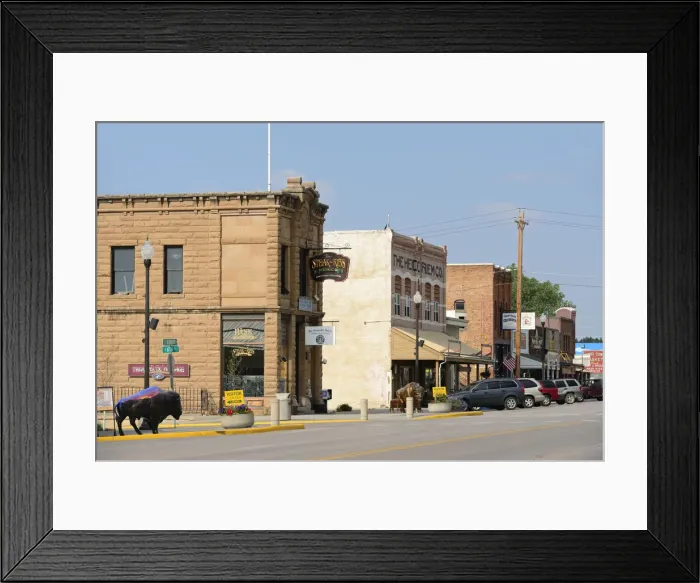 Framed Print : Town of Custer, Custer County, Black Hills, South Dakota, USA Framed Print : Town of Custer, Custer County, Black Hills, South Dakota, USA