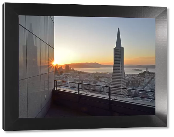 View from Hotel Mandarin Oriental, San Francisco, California, USA