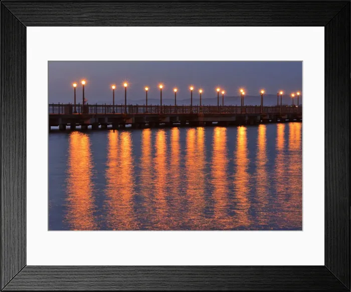 Framed Print : Pier 7, Embarcadero, San Francisco, USA Framed Print : Pier 7, Embarcadero, San Francisco, USA