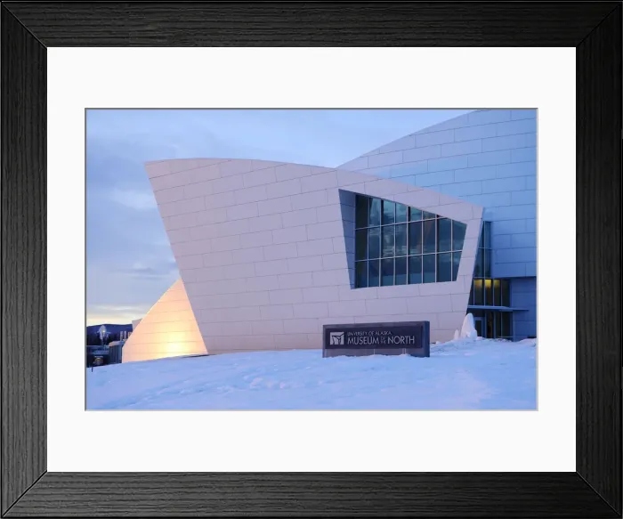 Framed Print : Museum of the North, Fairbanks, Alaska, USA Framed Print : Museum of the North, Fairbanks, Alaska, USA
