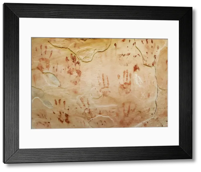 Framed Print : Hand prints, Capitol Reef National Park, Utah, USA Framed Print : Hand prints, Capitol Reef National Park, Utah, USA