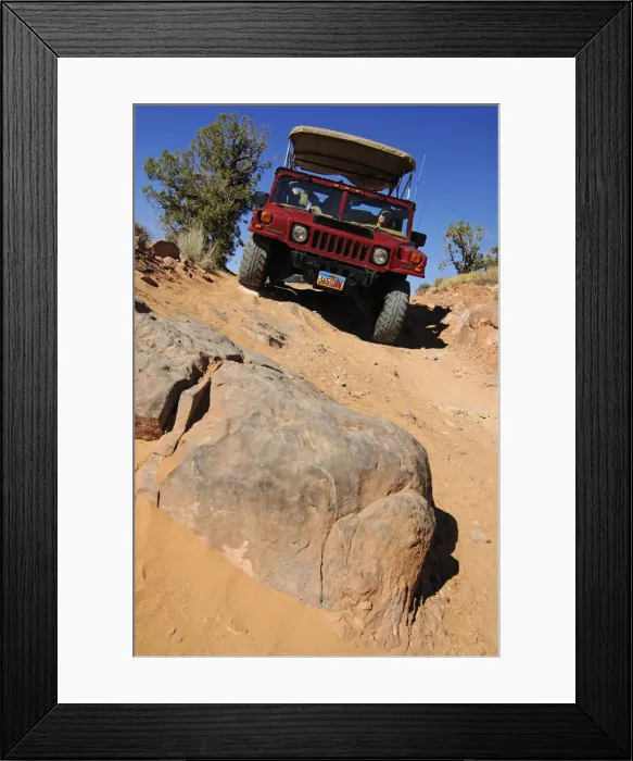 Framed Print : Jeep Tour, Slickrock Trail, Moab, Utah, USA, (MR) Framed Print : Jeep Tour, Slickrock Trail, Moab, Utah, USA, (MR)