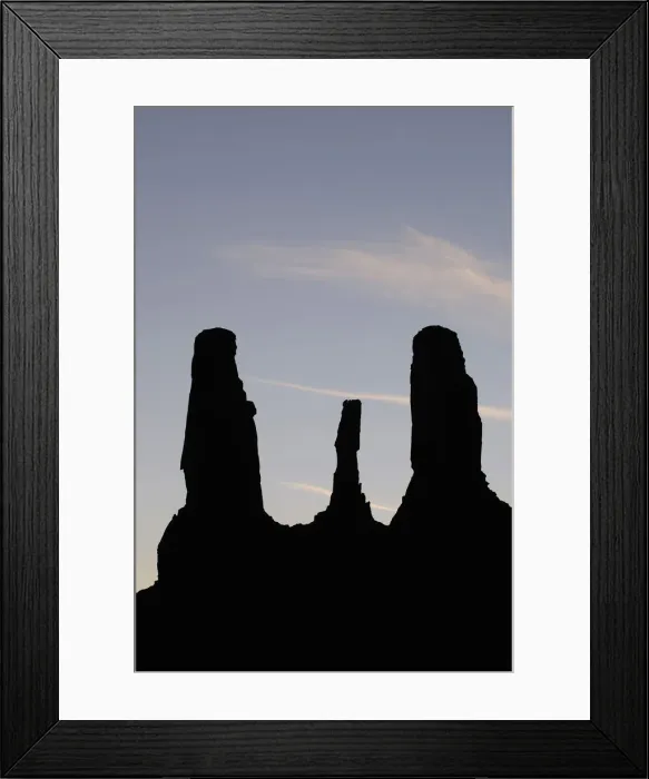 Framed Print : Three Sisters, Monument Valley, Navajo Tribal Lands, Utah, USA Framed Print : Three Sisters, Monument Valley, Navajo Tribal Lands, Utah, USA
