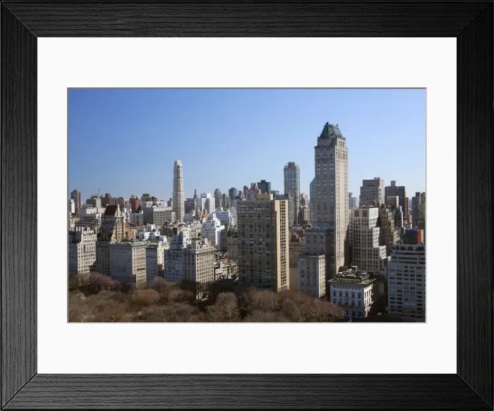 Framed Print : USA, New York, New York City, Manhattan skyscrapers next to Central Park Framed Print : USA, New York, New York City, Manhattan skyscrapers next to Central Park