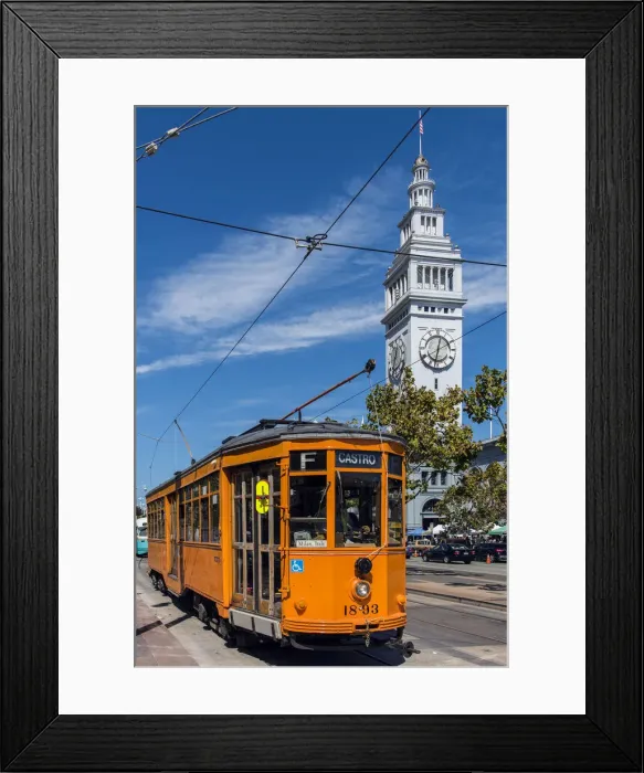 Framed Print : Former Milan (Italy) tram known also as ATM Class 1500 or Carrelli at the Embarcadero Framed Print : Former Milan (Italy) tram known also as ATM Class 1500 or Carrelli at the Embarcadero