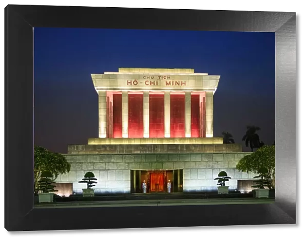 Asia, South East Asia, Vietnam, Hanoi, Ba Dinh Square, Ho Chi Minh Mausoleum and museum